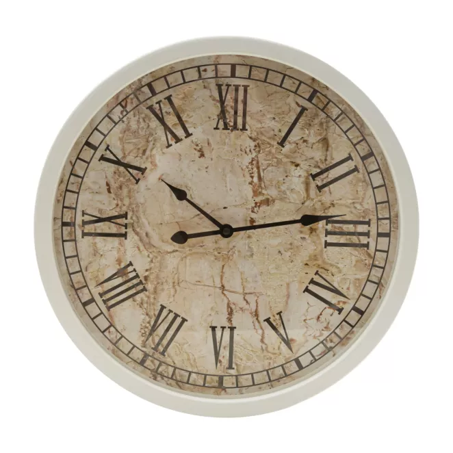 Dekoracyjny zegar ścienny z rzymskimi cyframi, styl retro, 40 cm średnicy