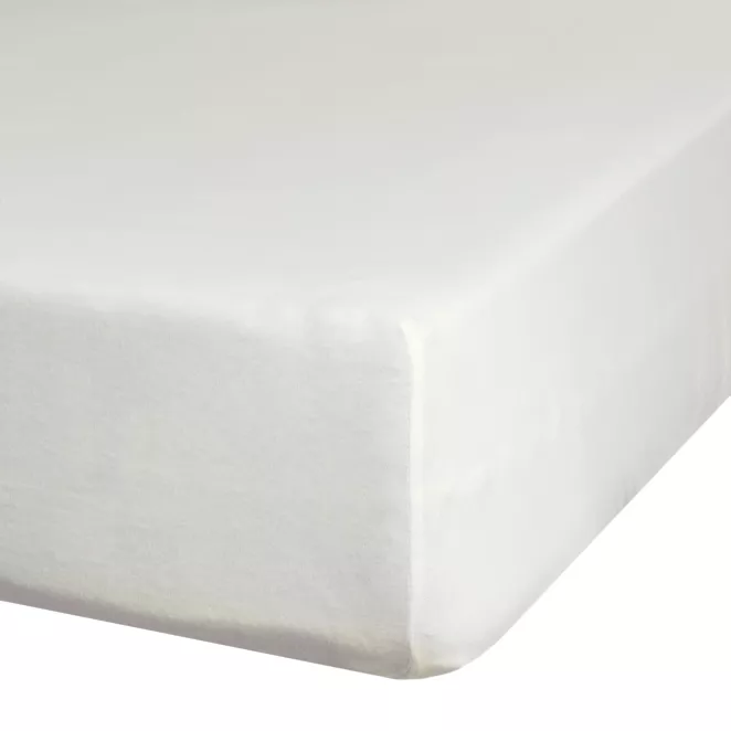 Prześcieradło jersey z gumką 240x220 cm z bawełny kolor kremowy 125 g/m2 Design 91
