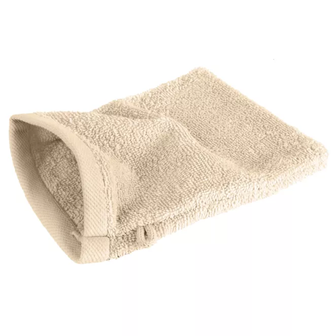 Myjka do ciała 16x21 cm bawełniana kolor ciemnobeżowy 400 g/m2 GŁDAKI 1