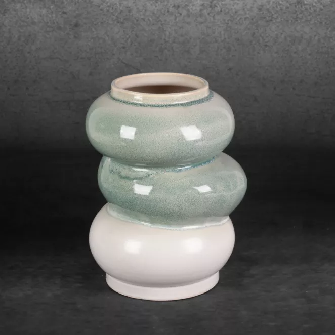 Wazon ceramiczny LIANA w stylu boho z efektem ombre