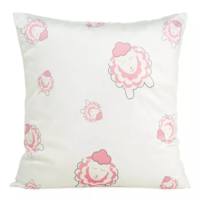 DESIGN 91 Poszewka welwetowa KIDS 4 z motywem słodkich baranków