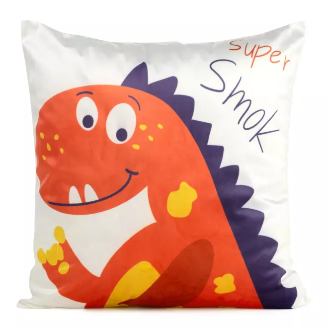 DESIGN 91 Poszewka welwetowa KIDS 8B z motywem smoka