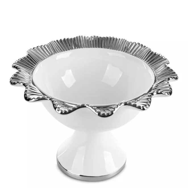 Misa ceramiczna BETSY ze srebrnymi akcentami