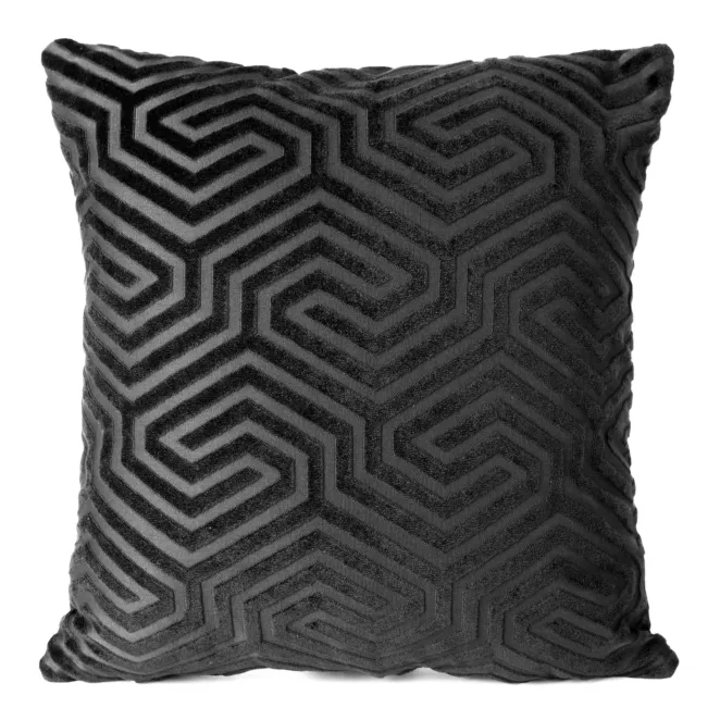 PIERRE CARDIN Poszewka INGA z welwetu z żakardowym geometrycznym wzorem