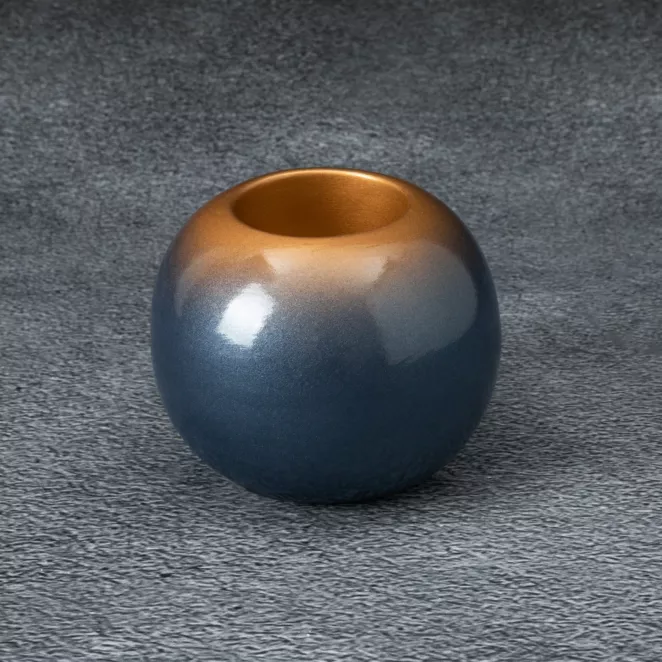 Świecznik ceramiczny NESSA z efektem ombre