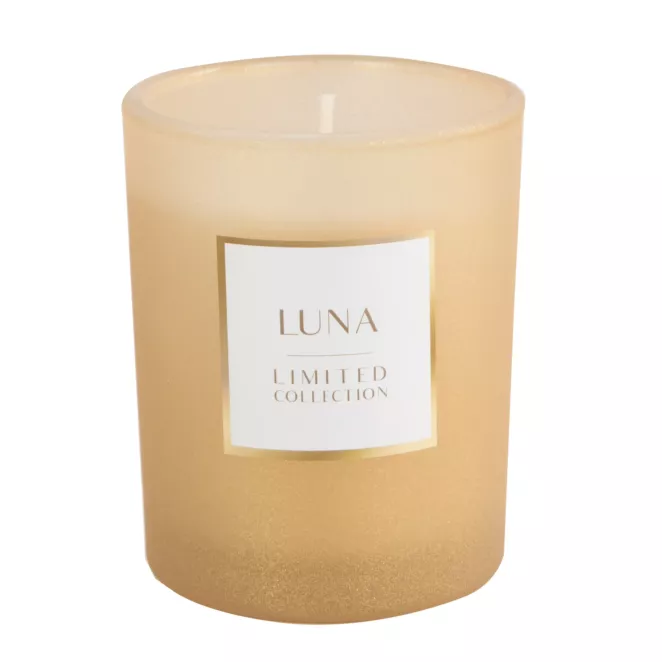LIMITED COLLECTION Świeca zapachowa LUNA  w szkle BLASK BIELI