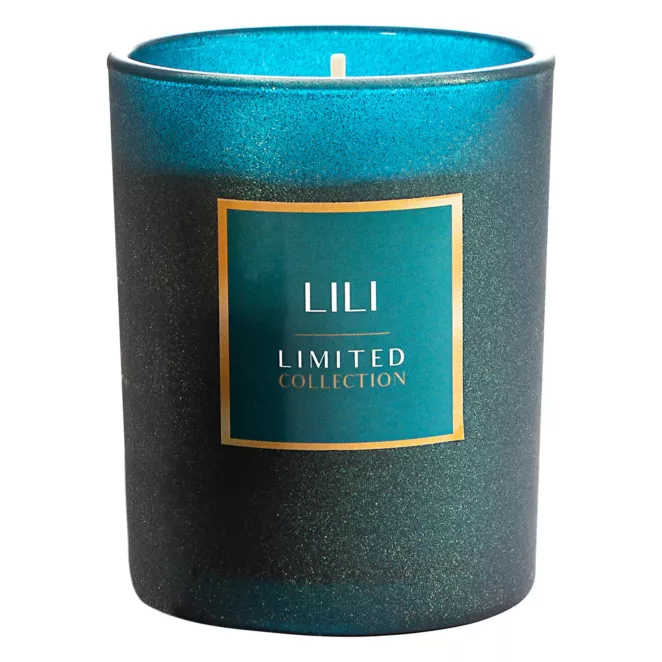 LIMITED COLLECTION Świeca zapachowa LILI  w szkle GŁĘBIA ZIELENI