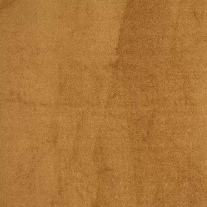 P261/24 Zasłona szyta na taśmie 5 cm brązowa z miękkiej półmatowej tkaniny welwetowej