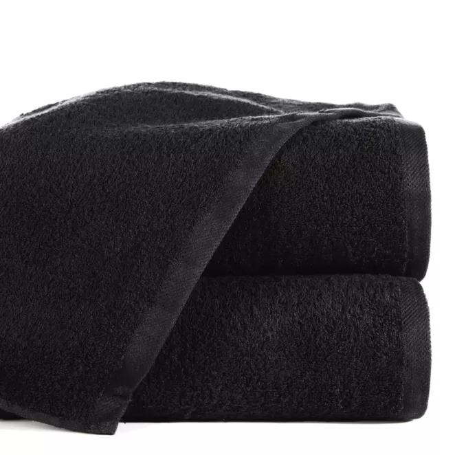 Ręcznik do rąk 30x50 cm bawełniany kolor czarny 500 g/m2 GŁADKI 2