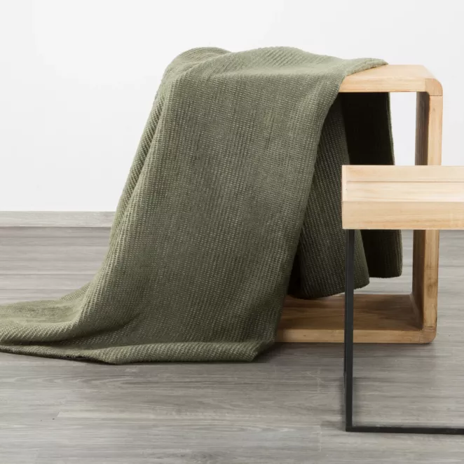 DESIGN 91 Koc AMBER bardzo miękki w dotyku ze strukturalnym wzorem 3D z włókien bawełniano-akrylowych