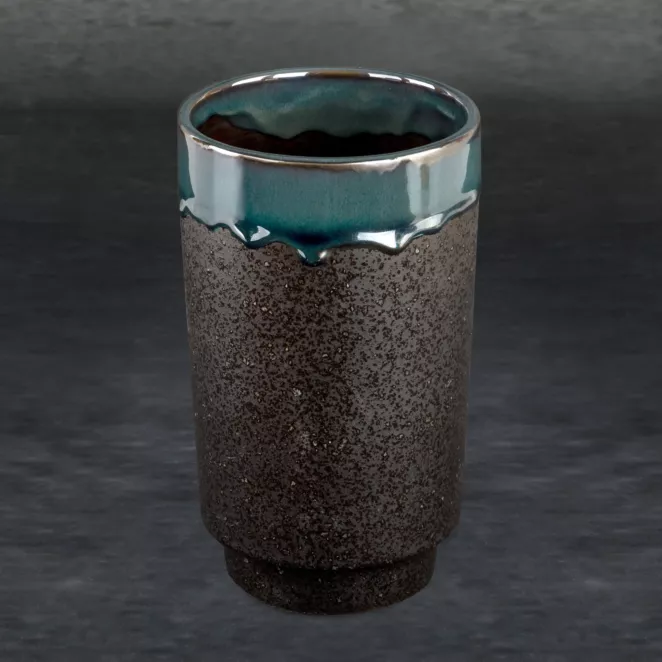 Ceramiczny wazon HANI z chropowatą powierzchnią