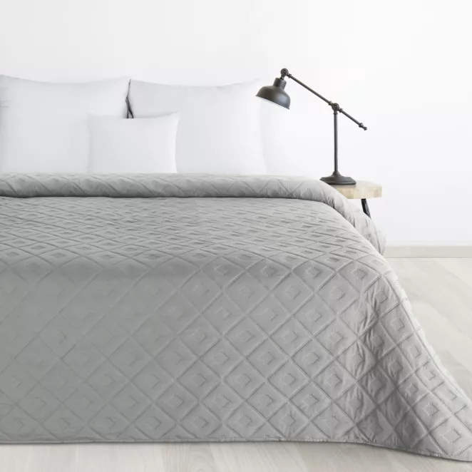 DESIGN 91 Narzuta ALARA 6 z geometrycznym wzorem wykonana techniką hot press