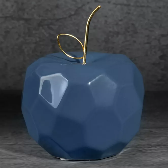Figurka ceramiczna APEL - jabłko o geometrycznych kształtach