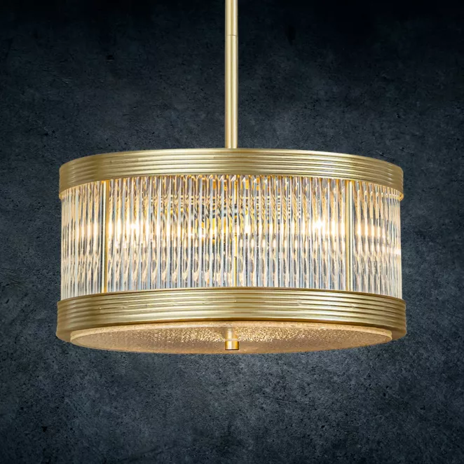 Lampa KYLA zdobiona szklanymi akcentami