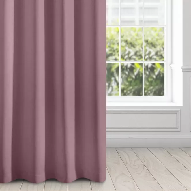 Zasłona ciemnoróżowa, matowa 140x250 cm przelotka TRIS