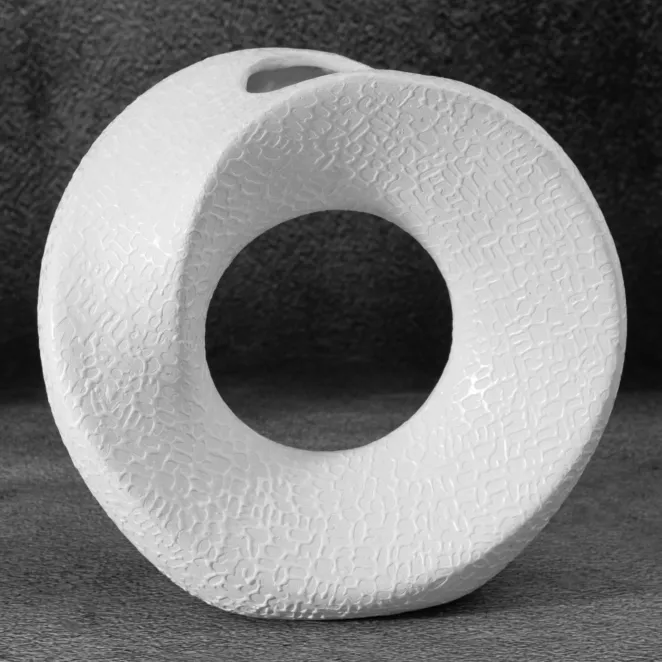 Wazon ceramiczny RISO z drobnym wzorem