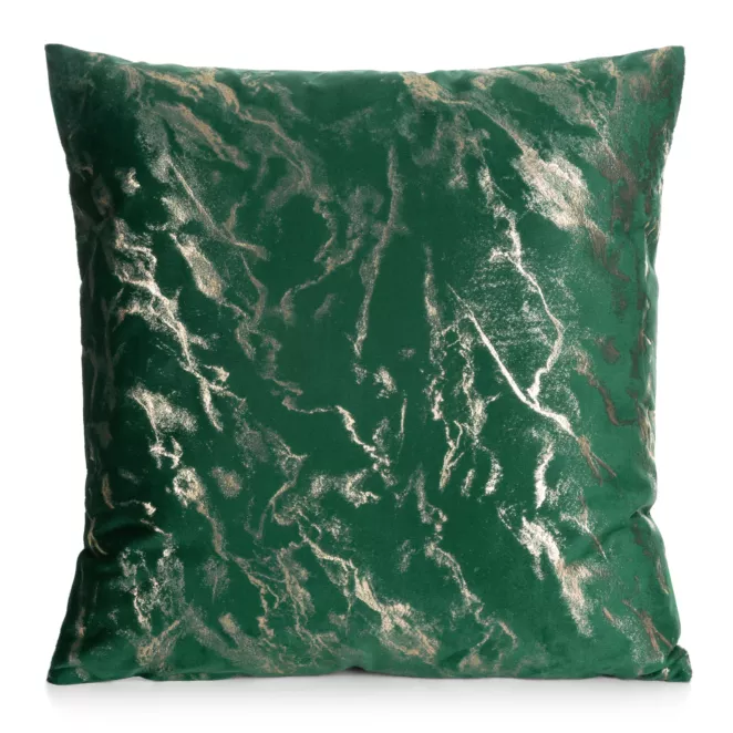DESIGN 91 poszewka welwetowa DORIS zdobiona lśniącym marmurkowym wzorem