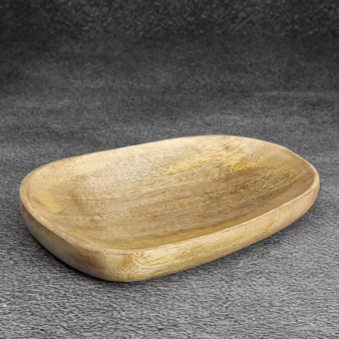 Patera drewniana w stylu boho