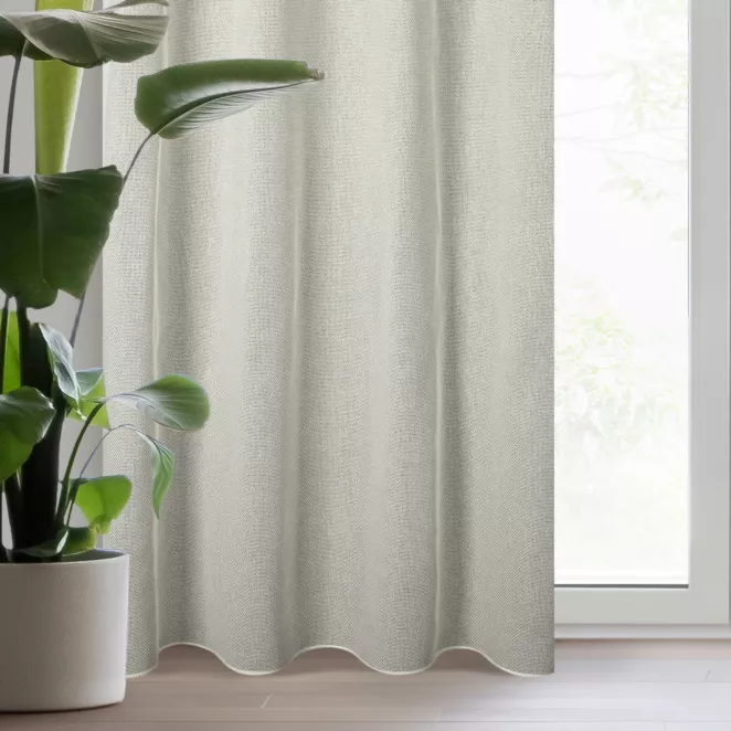 Firana naturalna z drobnej matowej siateczki 140x250 cm przelotka DARLA