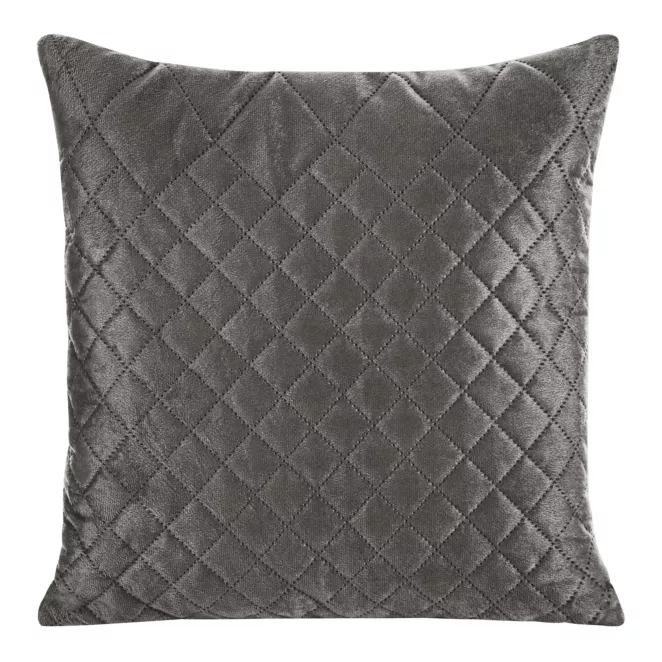 DESIGN 91 Poszewka LUIZ 3 welwetowa pikowana metodą hot press w geometryczny wzór