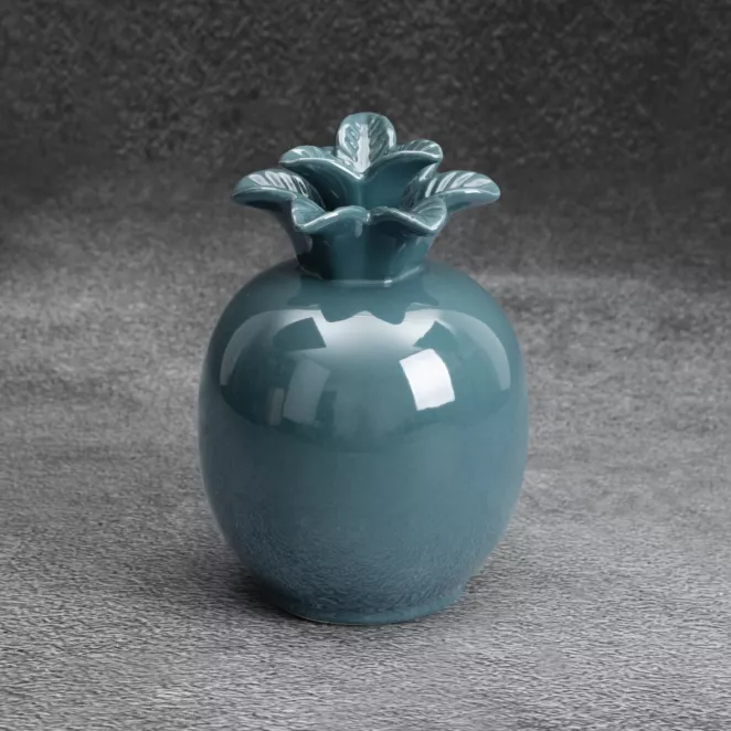 Ananas - figurka ceramiczna SIMONA z perłowym połyskiem