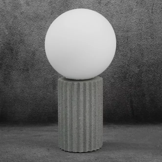 Lampa stołowa ASPEN na podstawie z betonu