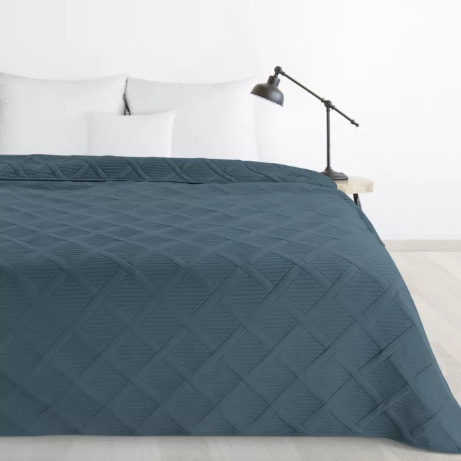 DESIGN 91 Narzuta ALARA 5 z geometrycznym wzorem wykonana techniką hot press