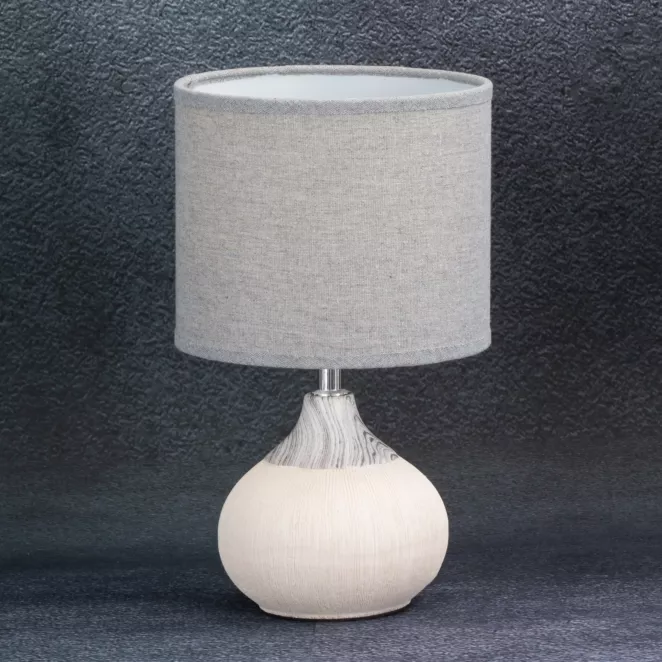 Lampa ceramiczna dekoracyjna AMIRI z matowym abażurem