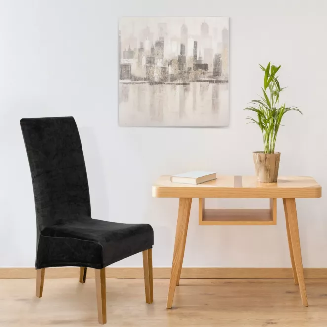 DESIGN 91 Pokrowiec na krzesło z welwetu