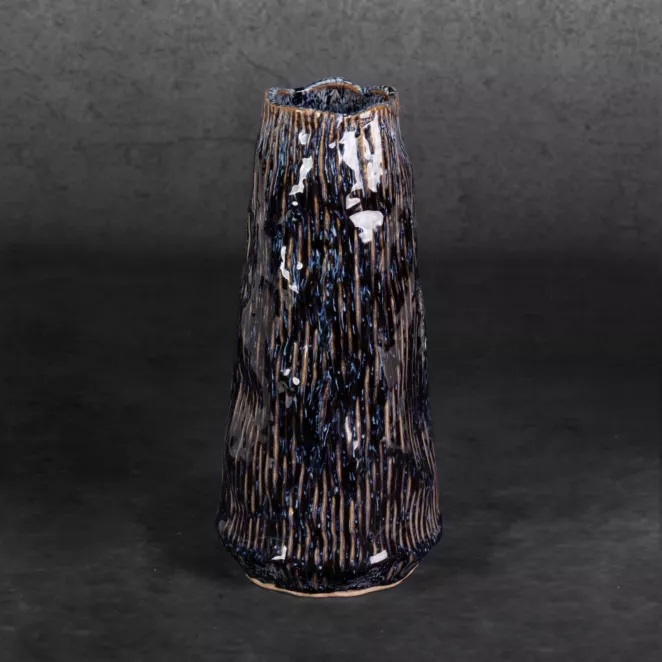 Wazon ceramiczny ALDA o nieregularnym kształcie w stylu boho