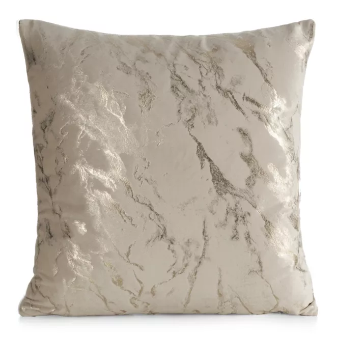 DESIGN 91 poszewka welwetowa DORIS zdobiona lśniącym marmurkowym wzorem