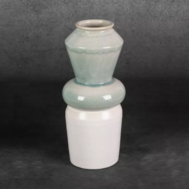 Wazon ceramiczny LIANA w stylu boho z efektem ombre