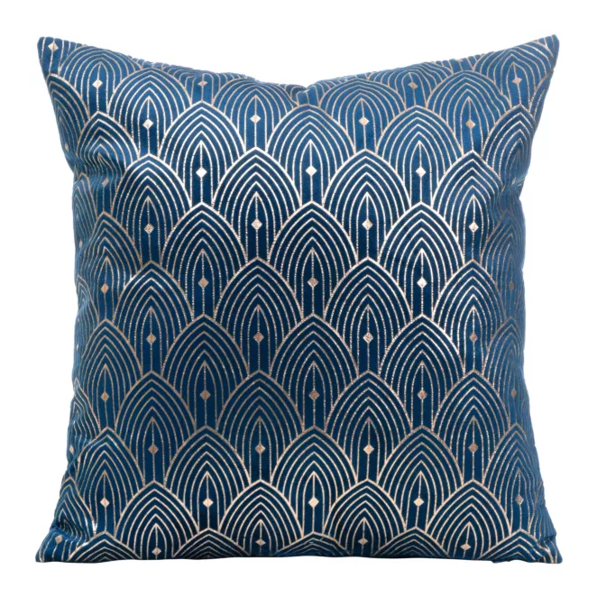 DESIGN 91 Poszewka AGNES z złotym nadrukiem w  stylu art deco