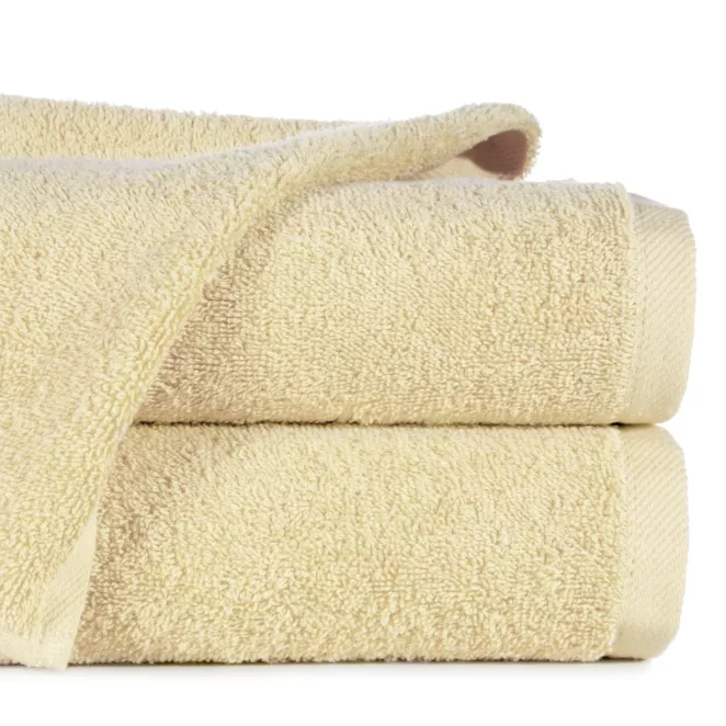 Ręcznik kąpielowy 50x100 cm bawełniany kolor beżowy 500 g/m2 GŁADKI 2