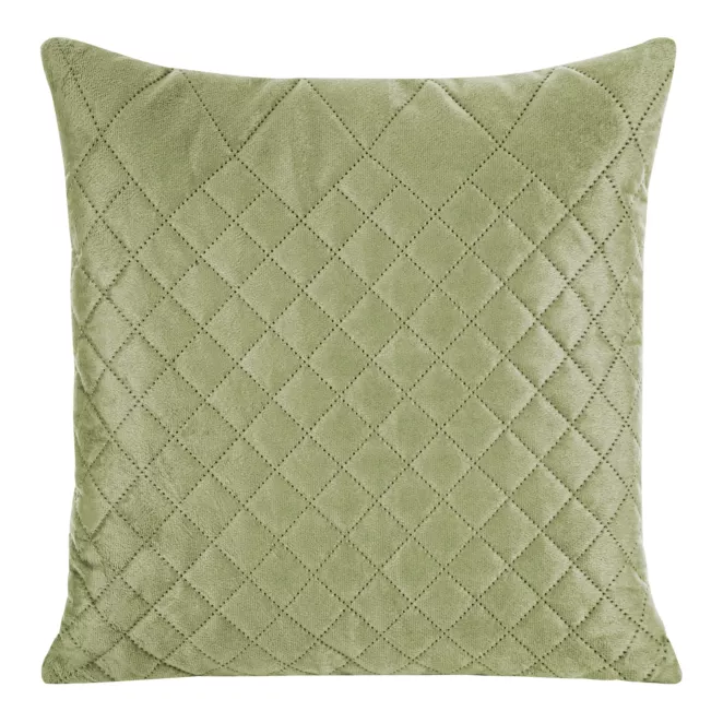 DESIGN 91 Poszewka LUIZ 3 welwetowa pikowana metodą hot press w geometryczny wzór