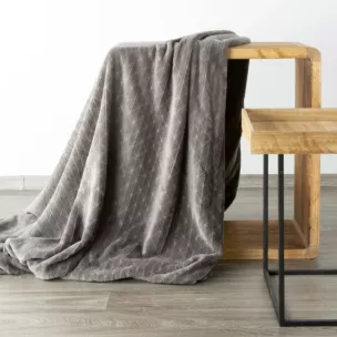 DESIGN 91 Koc CINDY 4 miękki i miły w dotyku z wytłaczanym wzorem