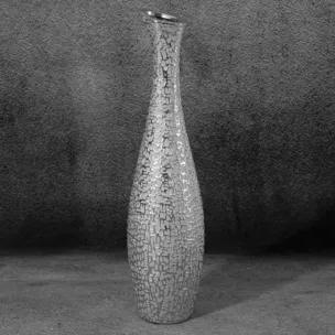 Wazon ceramiczny RISO z drobnym błyszczącym wzorem