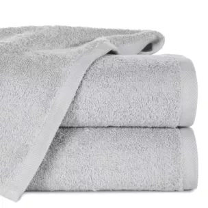 Ręcznik kąpielowy 50x100 cm bawełniany kolor srebrny 500 g/m2 GŁADKI 2