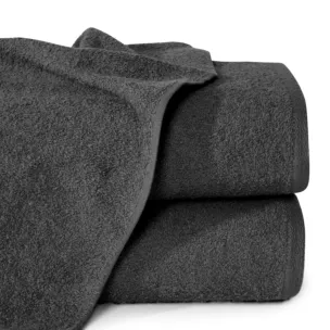 Ręcznik do rąk 30x50 cm bawełniany kolor czarny 400 g/m2 GŁADKI 1