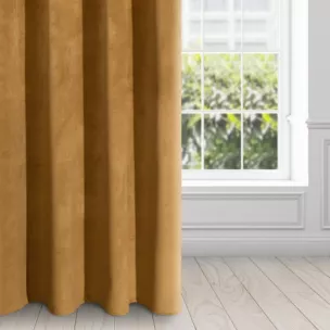 Zasłona miodowa z ekskluzywnego matowego welwetu 140x250 cm przelotka VILLA