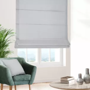 Roleta szyta z systemem comfort naturalna z tkaniny o naturalnym splocie w stylu eko