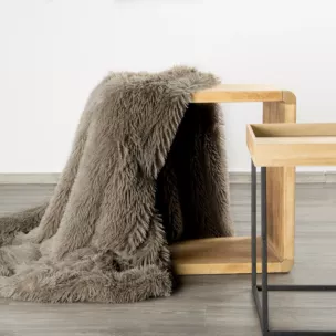 DESIGN 91 Koc TIFFANY 1 ciepły i miły o strukturze miękkiego futra