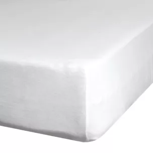 Prześcieradło jersey z gumką 220x200 cm z bawełny kolor kremowy 190 g/m2 Eurofirany Premium