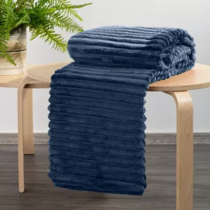 DESIGN 91 narzuta na fotel koc SOFT z wytłaczanym wzorem i efektem 3D