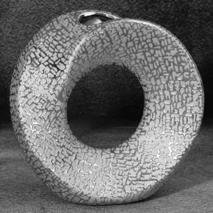 Wazon ceramiczny RISO z drobnym błyszczącym wzorem