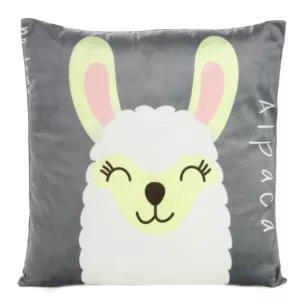 DESIGN 91 Poszewka welwetowa KIDS 2 z motywem lamy