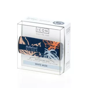 MILLEFIORI Zapach do samochodu  textile floral CAR ICON White musk
