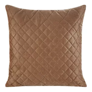 DESIGN 91 Poszewka LUIZ 3 welwetowa pikowana metodą hot press w geometryczny wzór