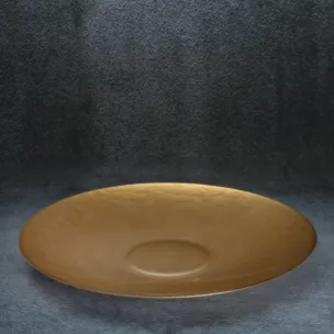 Patera ze szkła artystycznego złota