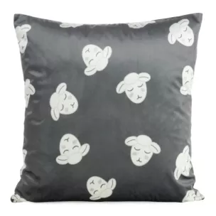 DESIGN 91 Poszewka welwetowa KIDS 4 z motywem słodkich baranków